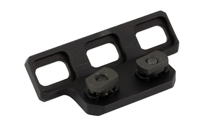Arisaka Defense 40 Degrees M-lok To M-lok Adapter: This arisaka defense 40 degree offset m-lok mount is a versatile 2. 2" anodized black adapter designed to provide three half m-lok slots at a 40-degree angle. Weighing just 0. 6 oz and made in the usa