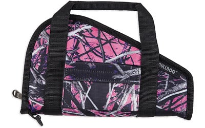 Bulldog Cases Single Handgun Rug Small Girl Camo: This bulldog cases single handgun rug is designed for secure and convenient storage, accommodating a single small firearm with reliable protection. Constructed from durable nylon, it offers resistance