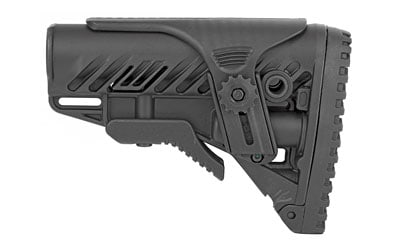Fab Def Glr-16 Cp Stock W/ Adj Cheek Rest For Ar15: This f.A.B. Defense tactical buttstock with adjustable cheek rest delivers versatile performance and ergonomic comfort, designed for ar rifles with mil-spec and commercial buffer tubes. Featuring a ru