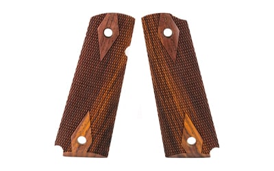 Hogue Fancy Hardwood Grip For 1911 Gov't Checkered: This hogue fancy hardwood grip for the 1911 government model delivers a refined, functional upgrade with ambidextrous safety compatibility and a precision-machined fit. Crafted from select-grade cocob
