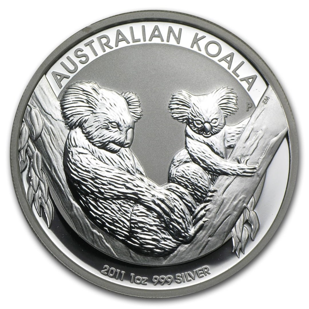 2011 Australia 1 Oz Silver Koala Bu (1 of 2)