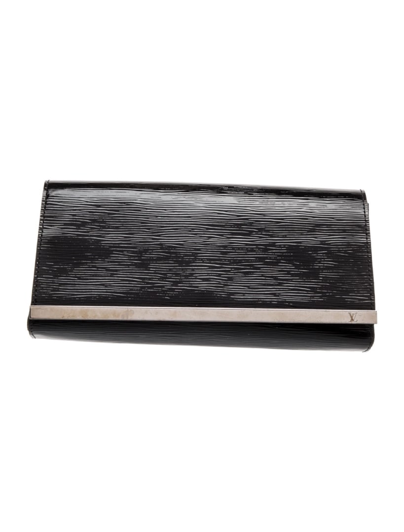 Louis Vuitton Sevigne Black Epi Snap Clutch (1 of 6)