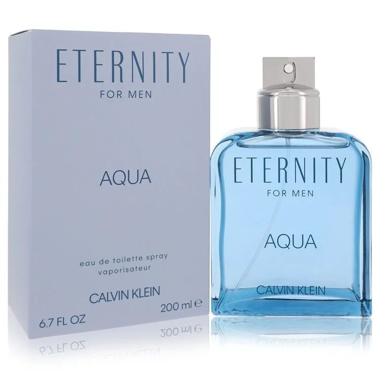 Calvin Klein Eternity Aqua Men's 6.7 Oz Spray: New, guaranteed authentic cologne! Eau de toilette