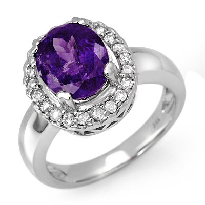 Fine 3.9ctw ACA Certified Diamond & Tanzanite Ring Gold