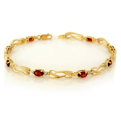 Bracelet 2.02ctw ACA Certified Diamond & Garnet