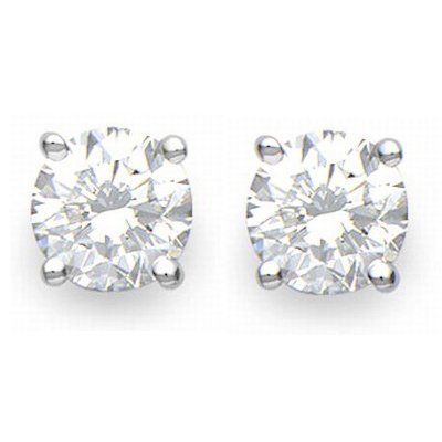 Sparkling Brilliant 1.0 ctw Diamond Stud Earrings Gold