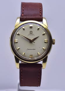 Omega Seamaster Automatic Bumper Watch c.1950's Gold: Omega Seamaster Automatic Bumper Watch c.1950's Gold  DETAILS