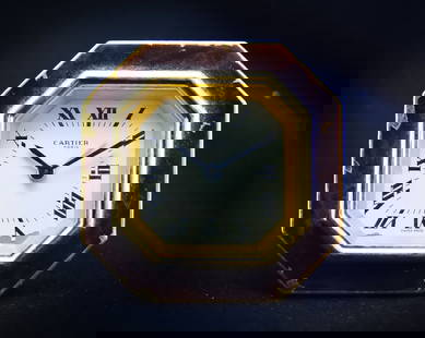 Cartier Enamel Alarm Desk Travel Clock: Cartier Enamel Alarm Desk Travel Clock  DETAILS