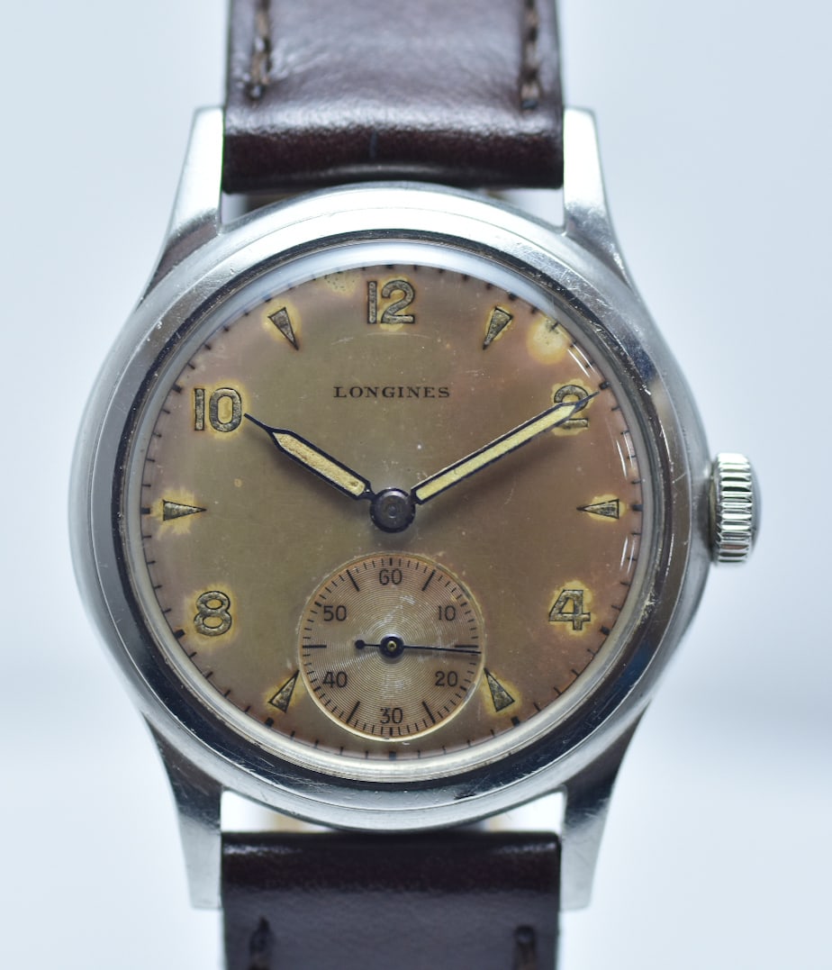 Longines Vintage Watch c.1945 Military Style: Longines Vintage Watch c.1945 Military Style DETAILS