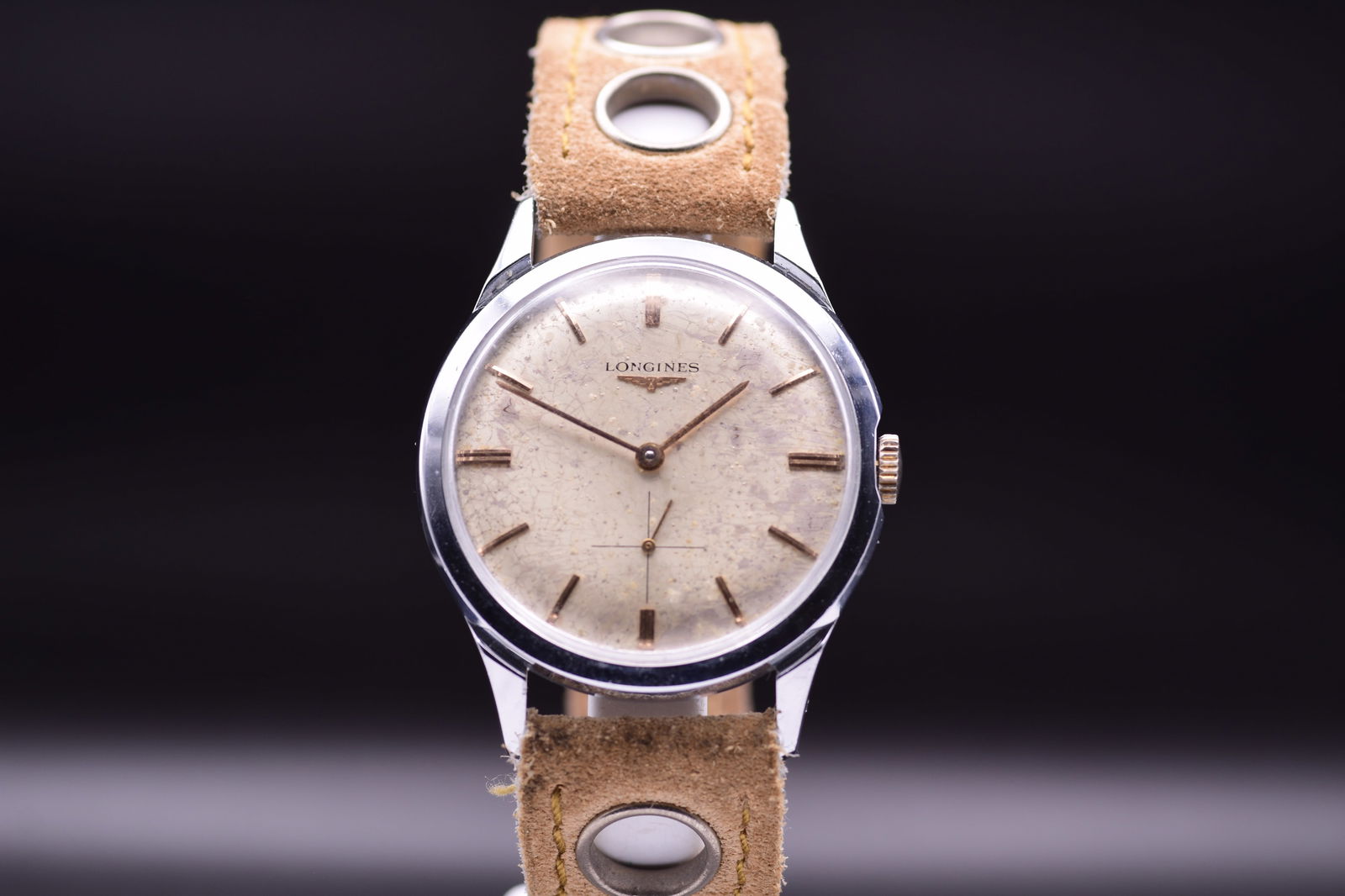Longines Manual Wind Wristwatch, 'Calatrava' Style C.1950 Calibre 12.68Z (1 of 4)