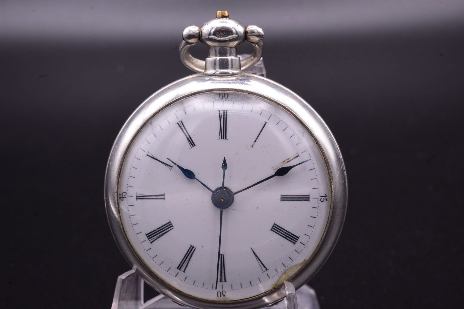 Rare Chinese market Jin Mao Tang Swiss Silver Pocket Watch (1 of 3)