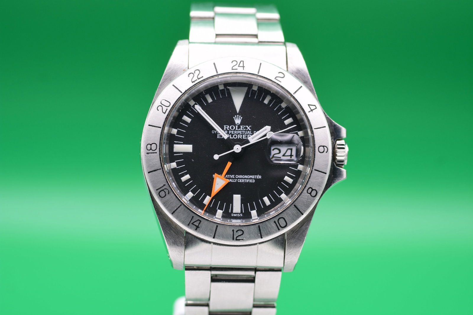 Rolex Explorer II "Steve McQueen", Ref: 1655 The "Freccione" C.1975: Rolex Explorer II "Steve McQueen", Ref: 1655 The "Freccione" C.1975 Rolex Explorer II, Reference 1655, this esteemed vintage timepiece—widely celebrated by collectors as the "Steve McQueen" or "Frec