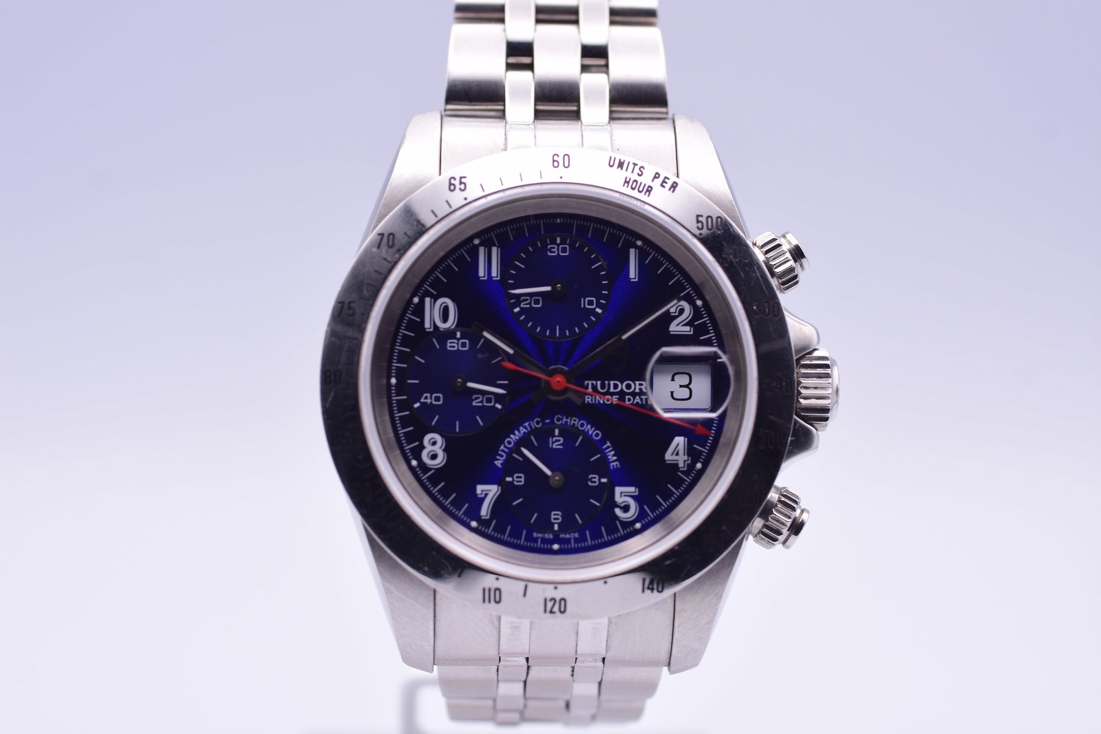 Tudor Prince Date Tiger Woods Edition A Fine and Rare Gentleman's Chronograph, Ref. 79280. (1 of 8)