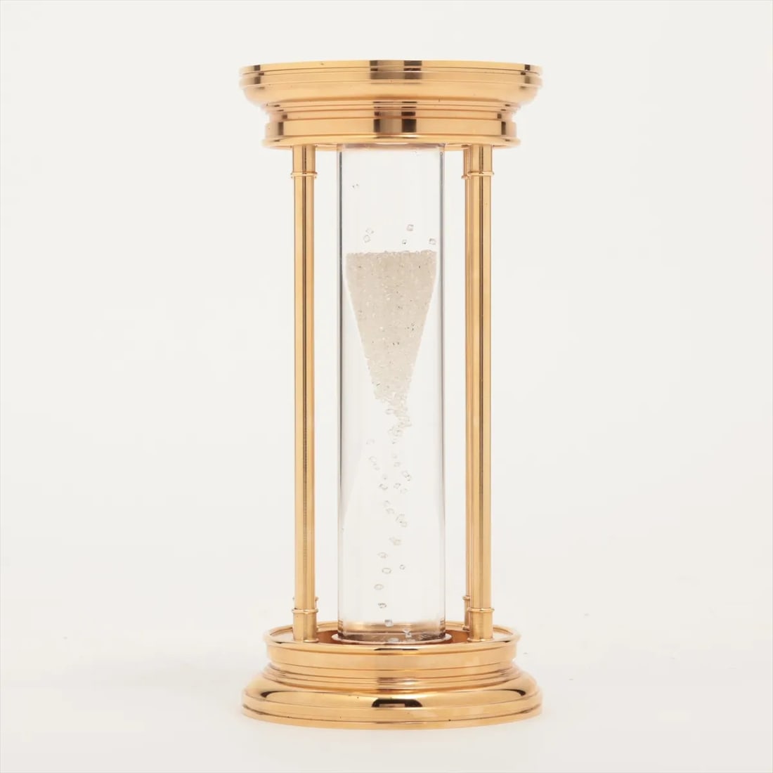 De Beers Limited Edition ‘Millennium’ Diamond Hourglass 24k GP 2,000 Natural Rough Diamonds: De Beers Limited Edition ‘Millennium’ Diamond Hourglass 24k GP 2,000 Natural Rough Diamonds De Beers Limited Edition Diamond Hourglass Created circa 2000 to commemorate the millennium, this exquis