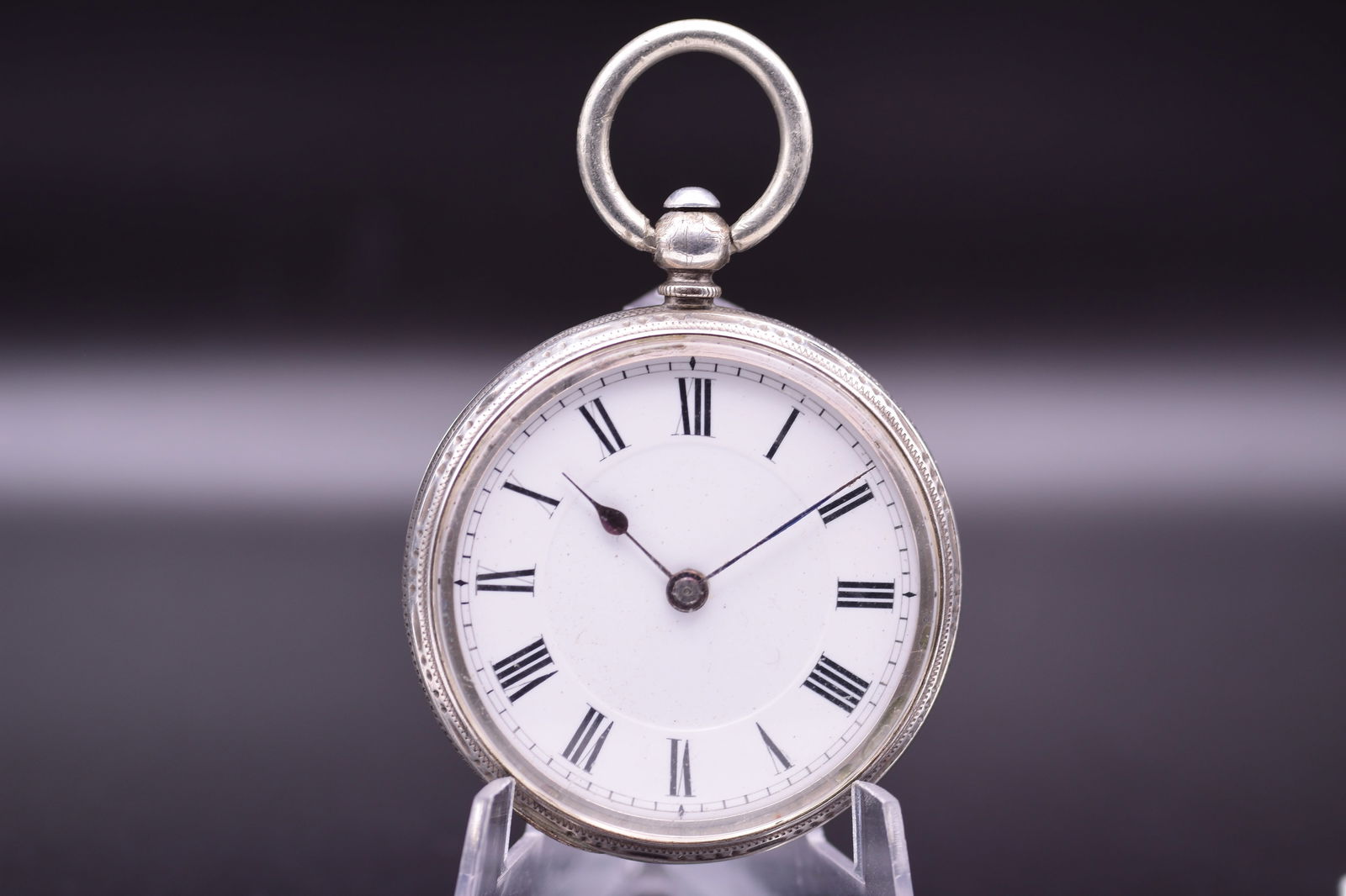 An Antique Continental Silver Lepine Pocket Watch with Cylinder Escapement (1 of 5)