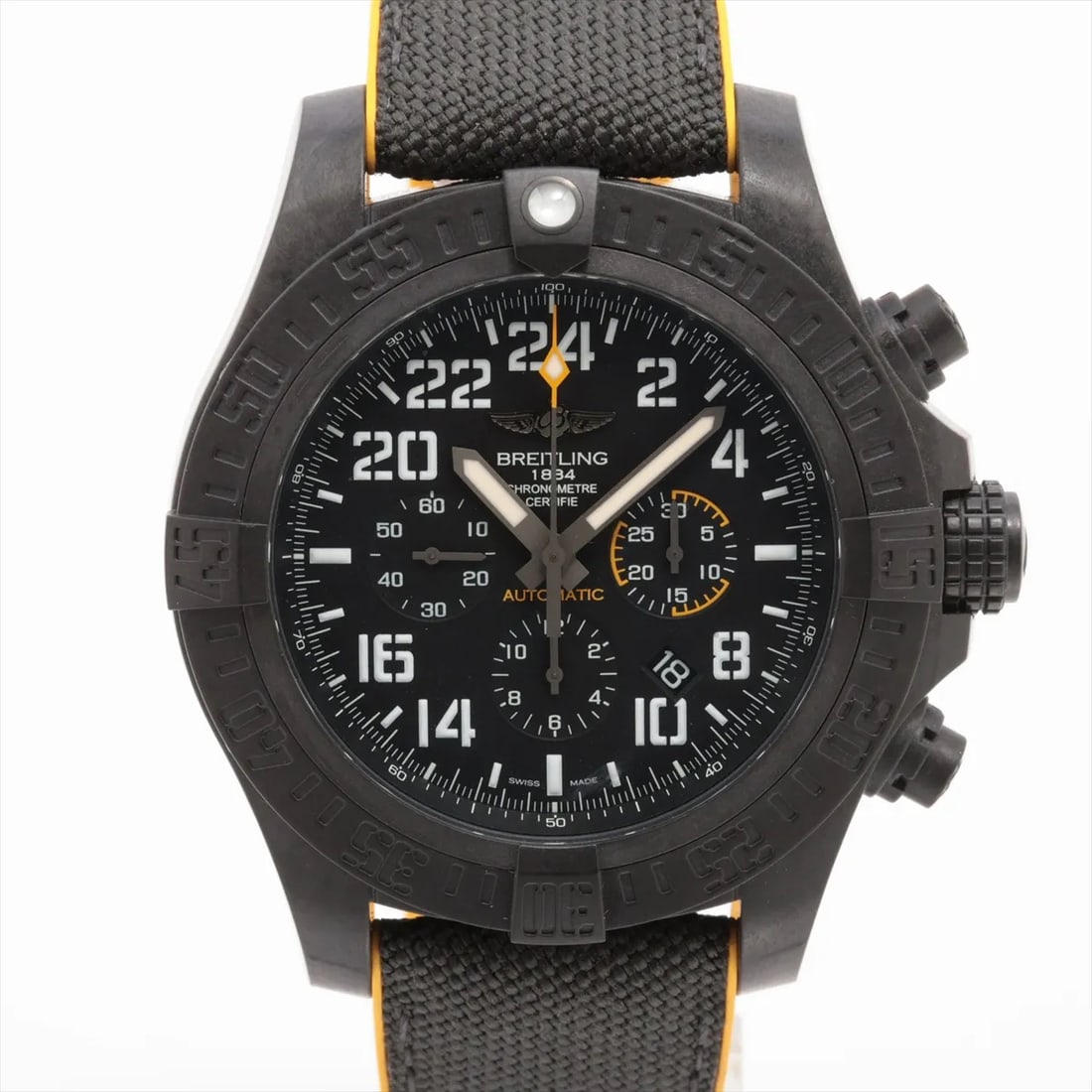Breitling Avenger Hurricane 50mm Breitlight Chronograph Ref XB1210E4/BE89 Box & Papers: Breitling Avenger Hurricane chronometer chronograph (Reference: XB1210E4/BE89), featuring a commanding 50mm case meticulously engineered from Breitling's proprietary, ultra-lightweight, and scratch-re