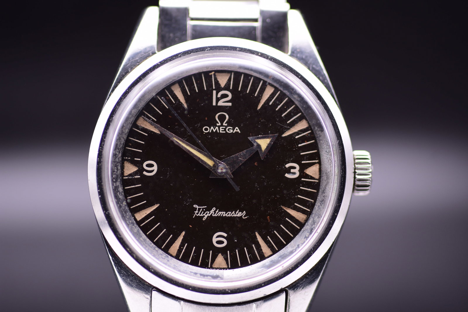 Omega Flightmaster FAP Peruvian Air Force Ref. 2914-4 Military Wristwatch c.1960 Very Rare (1 of 8)