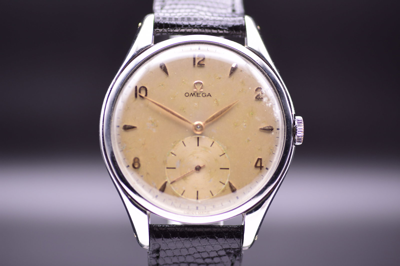 Omega Jumbo Oversized Dress Watch Ref. 2505-2 Omega Strap & Buckle 1950 (1 of 9)