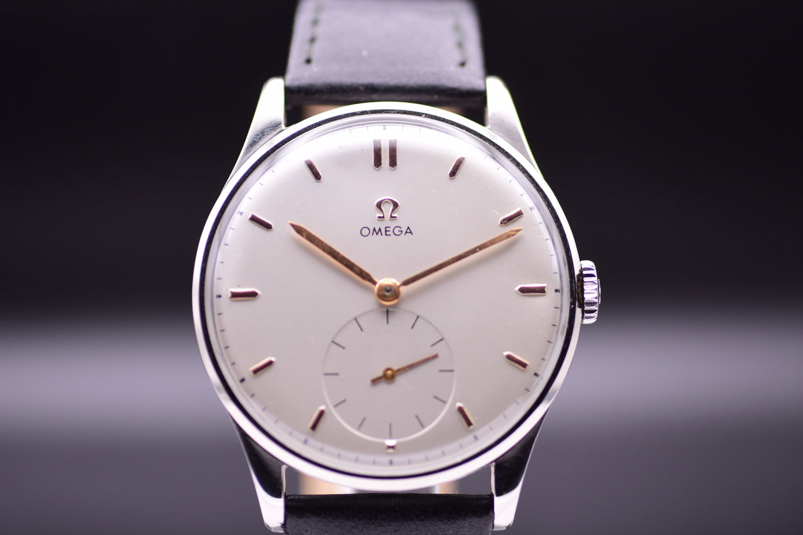 Omega 2181/6 Jumbo Rare Oversized 1947 Calibre 265 Dress Watch Pristine Dial (1 of 7)