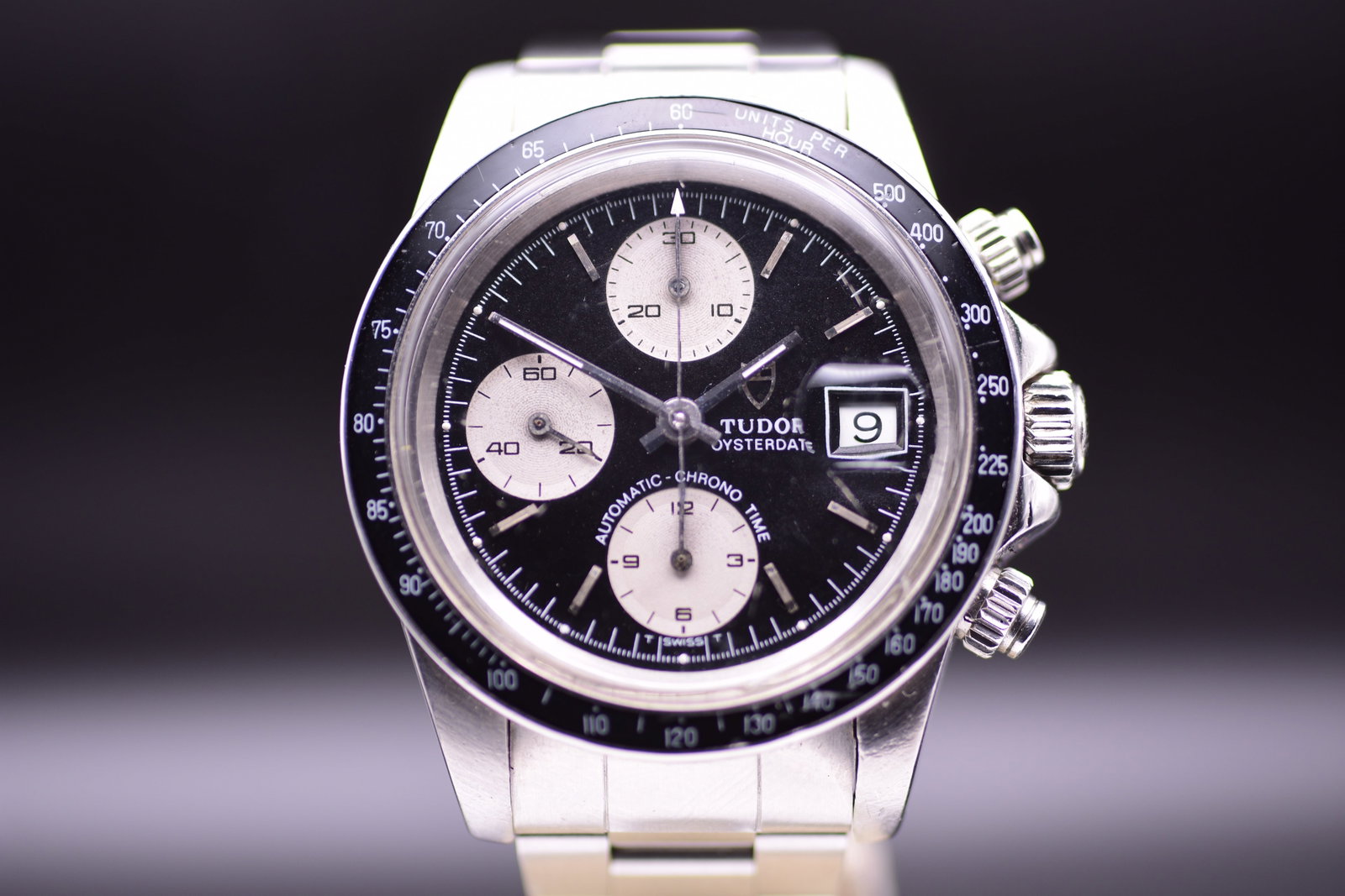Tudor Oysterdate Big Block Reverse Panda Chronograph Ref. 79160 c.1992 (1 of 7)