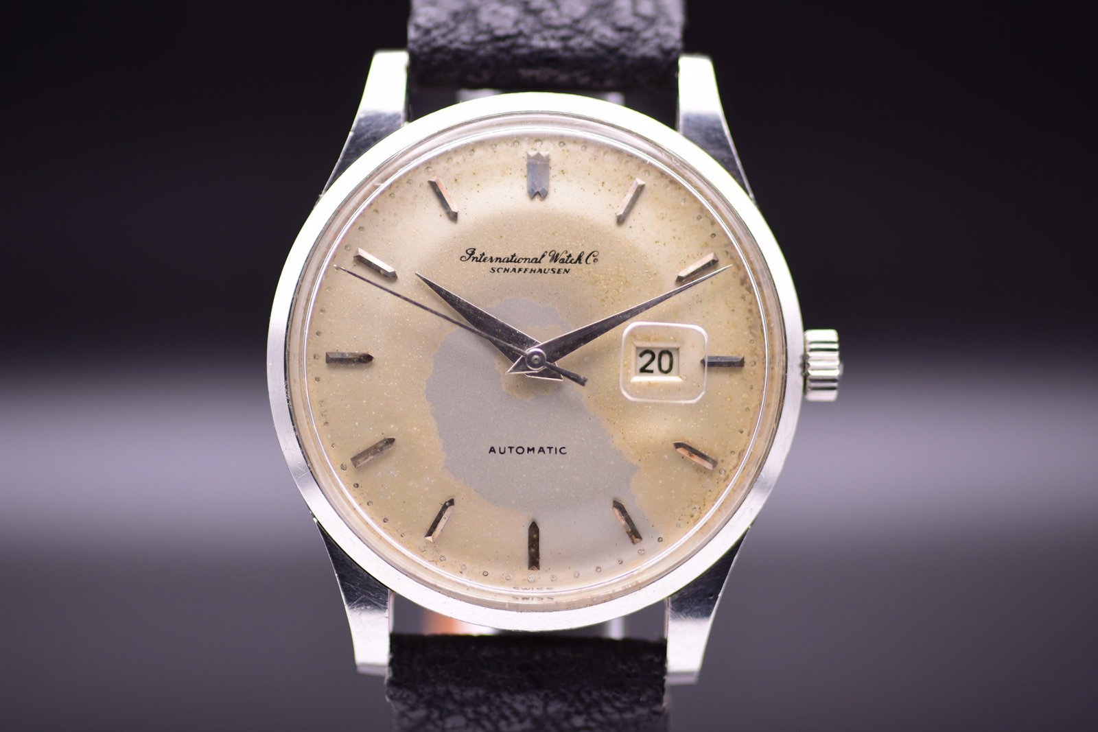 IWC Schaffhausen 1959 Date Dress Automatic Steel Calatrava Style Watch Cal 8531 (1 of 7)