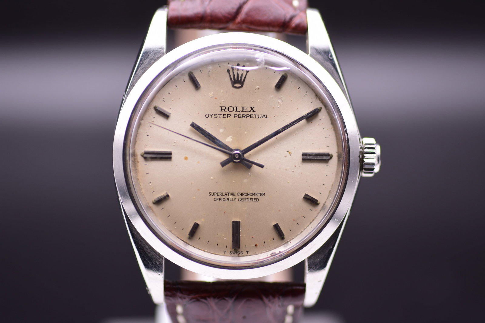 Rolex Oyster Perpetual Reference 1018 Stainless Steel 1967 Very Rare Watch (1 of 5)
