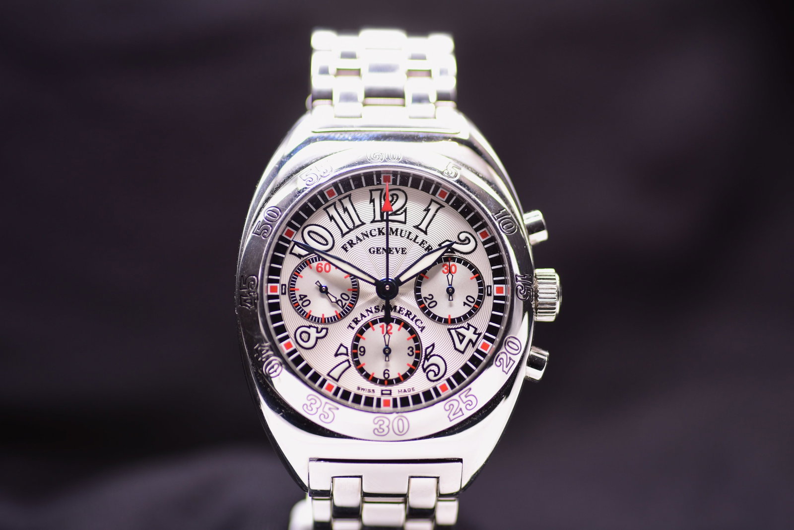 Franck Muller Transamerica Ref: 2000 CC AT Elegant Gentleman's Stainless Steel Automatic (1 of 7)