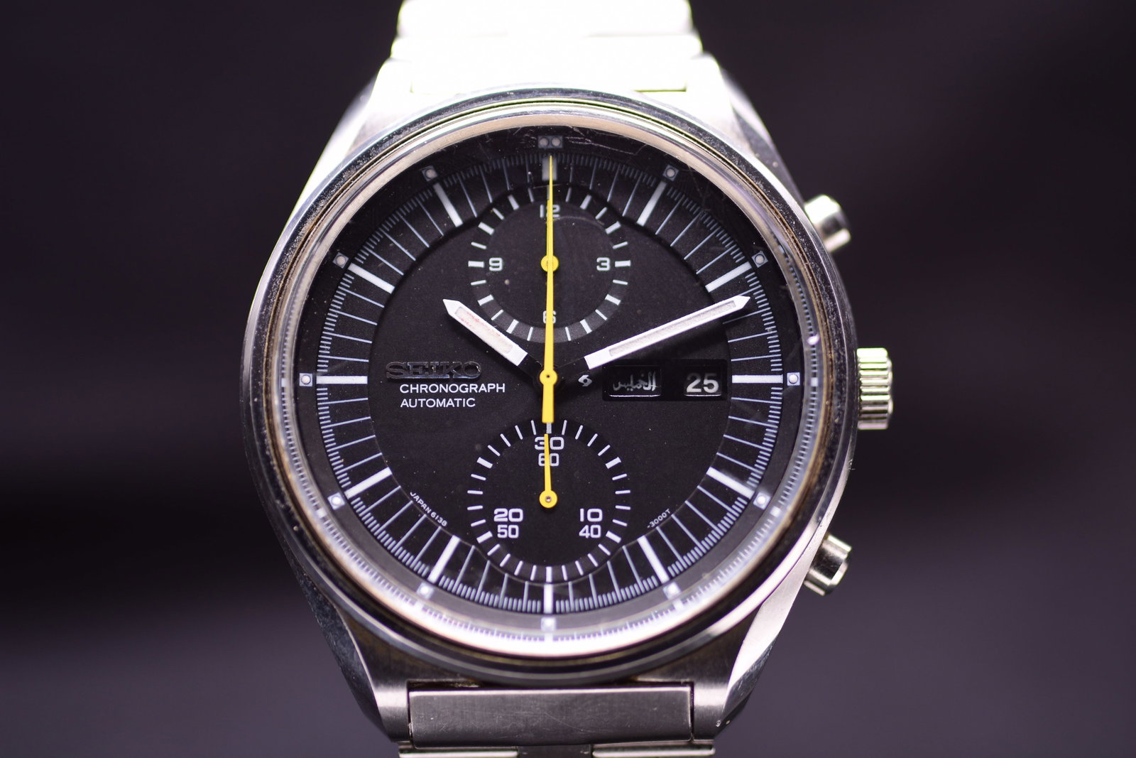Seiko 'Jumbo' Chronograph 6138-3002 Collectible Gentleman's Stainless Steel Automatic Wristwatch (1 of 7)