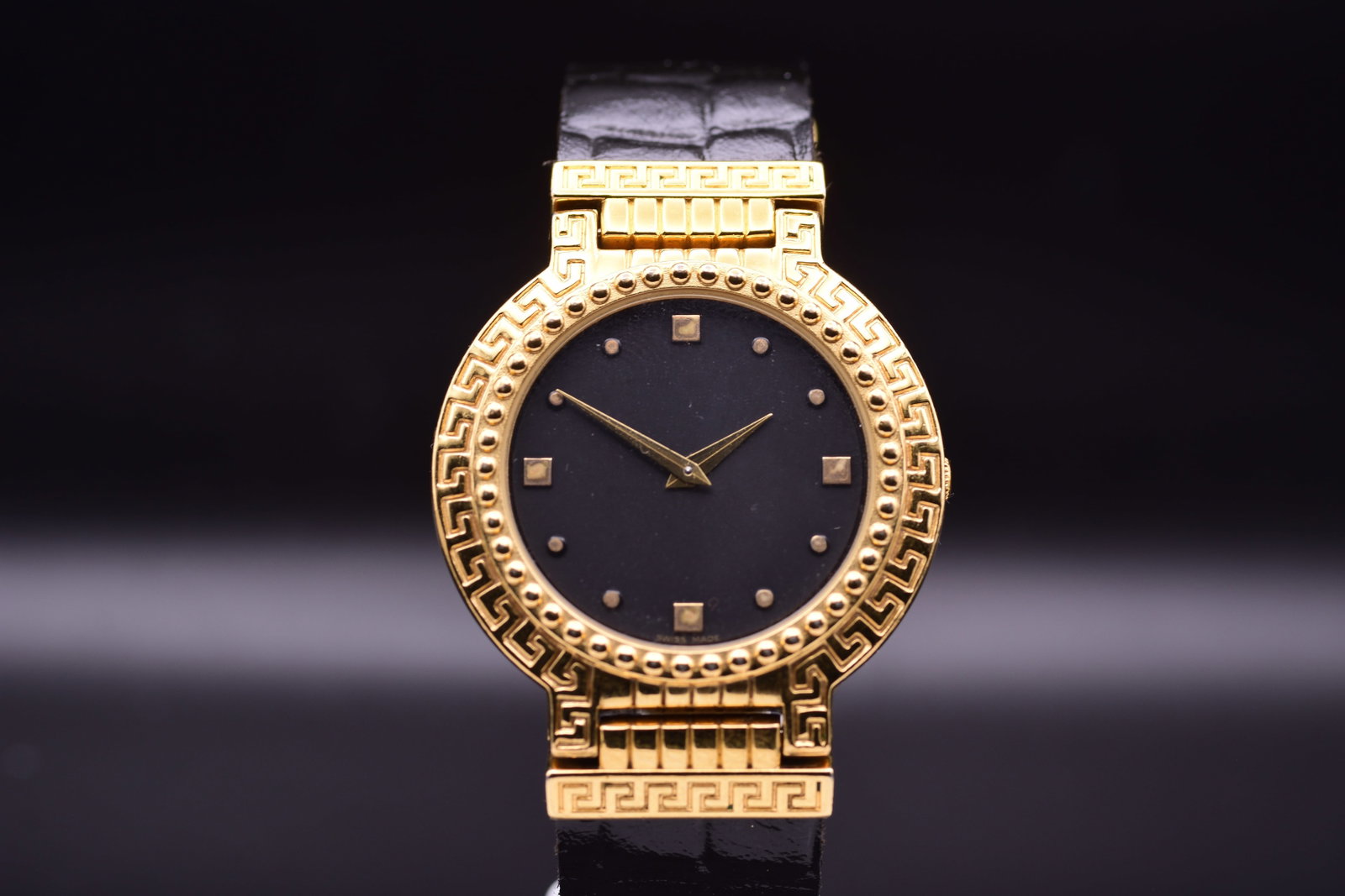 Gianni Versace: A Vintage 'Signature' Wristwatch with Greco Key Bezel (1 of 6)