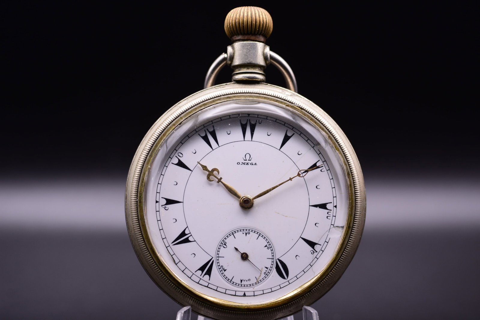 Omega Pocket Watch Ottoman Turkish Market Swing-Out Case c.1900 (1 of 4)