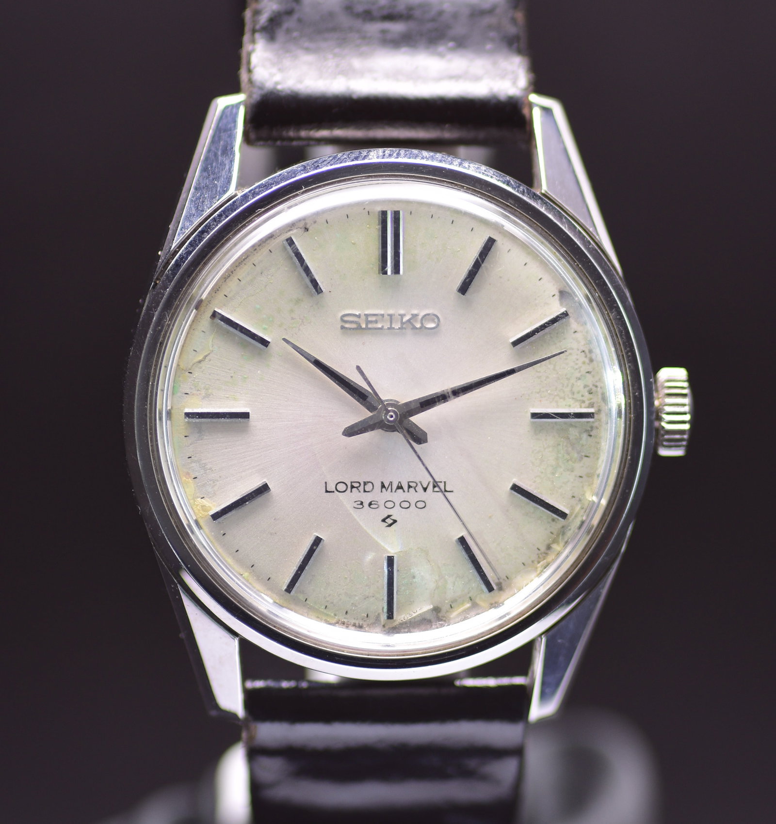 Seiko Lord Marvel 36000 Ref. 5740-8000 "Kawasaki Heavy Industries" Presentation Watch 1968: Seiko Lord Marvel 36000 Ref. 5740-8000 "Kawasaki Heavy Industries" Presentation WatchThe Seiko Lord Marvel 36000 stands as the brand's very first high-beat timepiece, utilising an ultra fast frequency