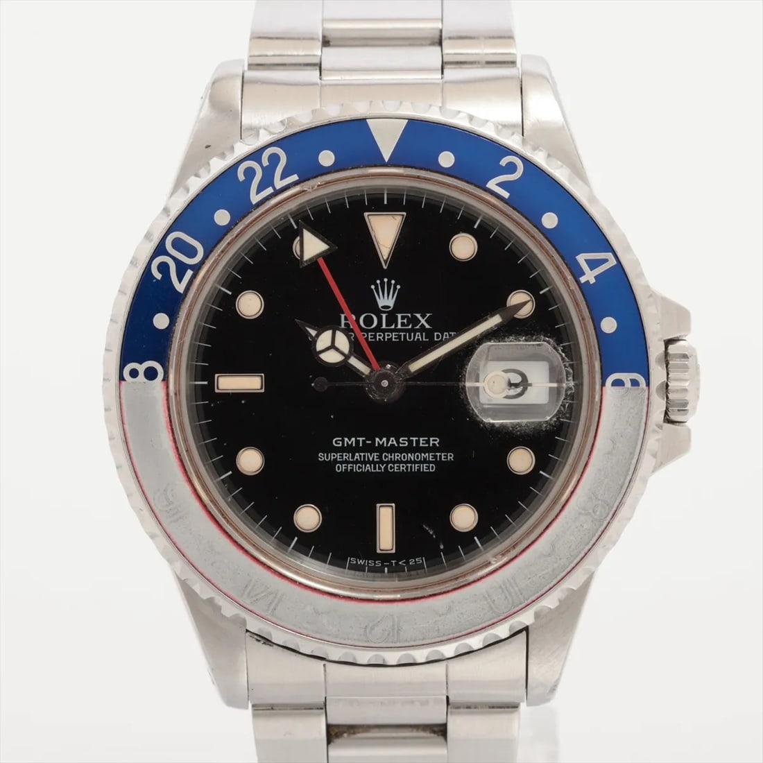 Rolex GMT Master 16700 Pepsi Ghost Faded Bezel First Year R Serial 1988 Thick Case Tritium Dial (1 of 6)
