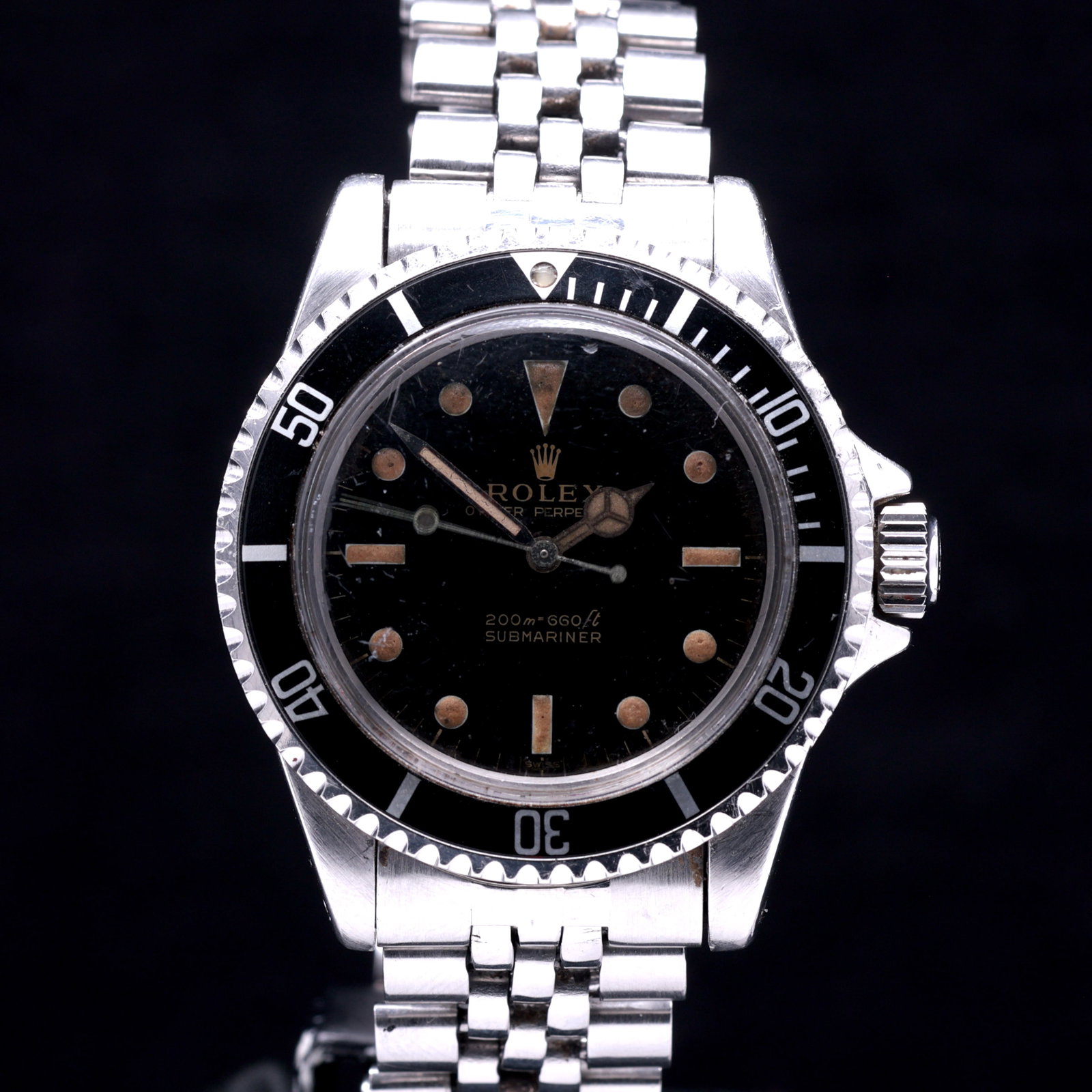 Rolex Submariner 5513 Gilt Meters First Chapter Ring Pointed Crown Guards 1963 (1 of 10)