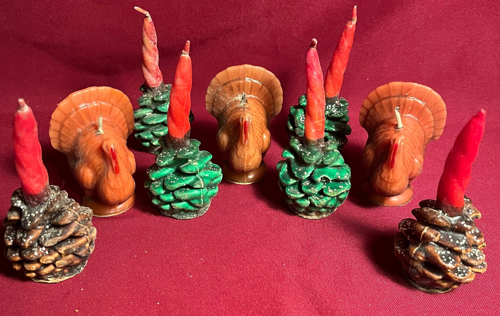 Older Gurley Holiday Candles - Thanksgiving and Christmas (1 of 5)