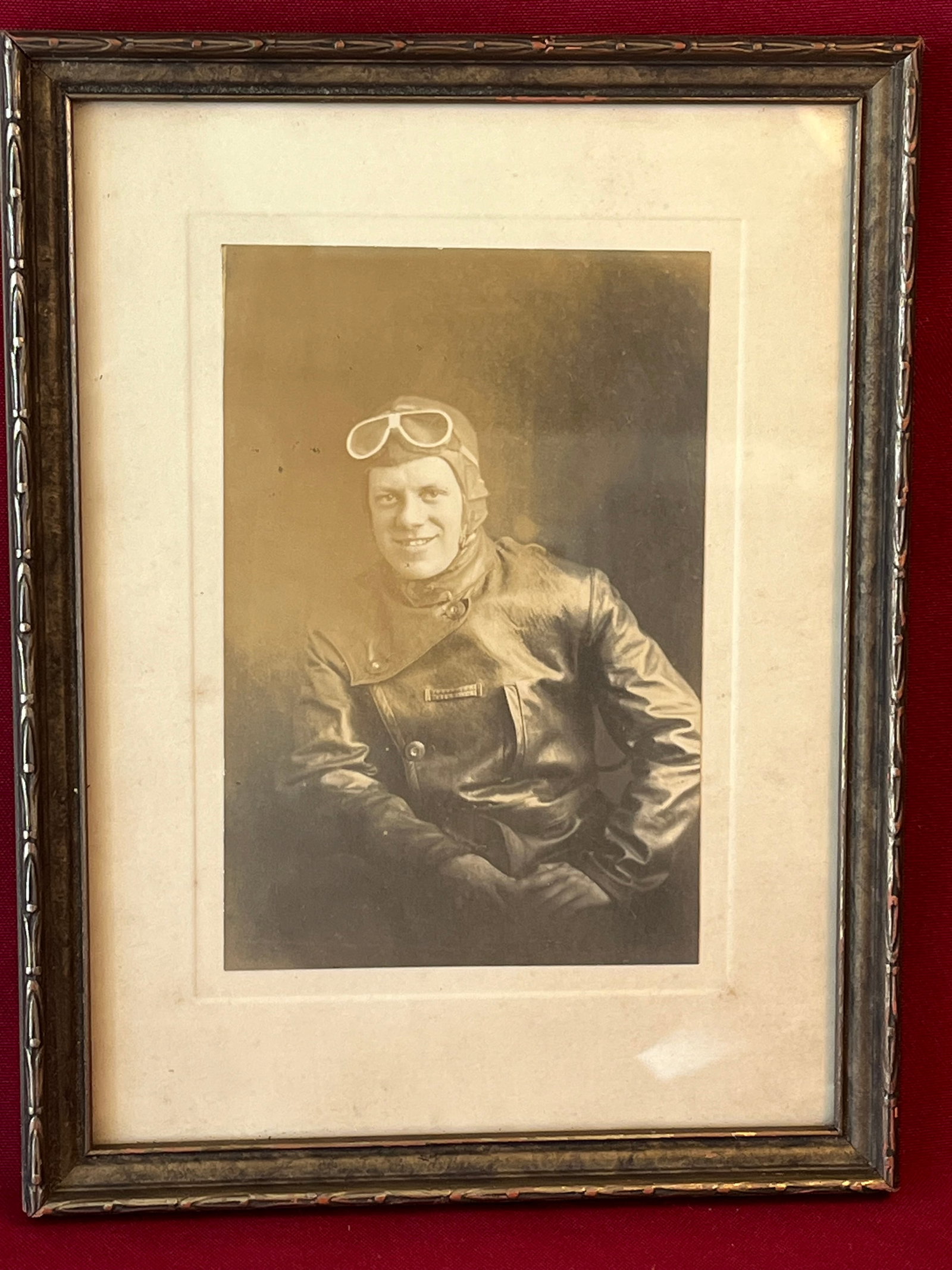 WWI Pilot Photograph of Verne Adams - Died in Plane Crash at End of War (1 of 4)