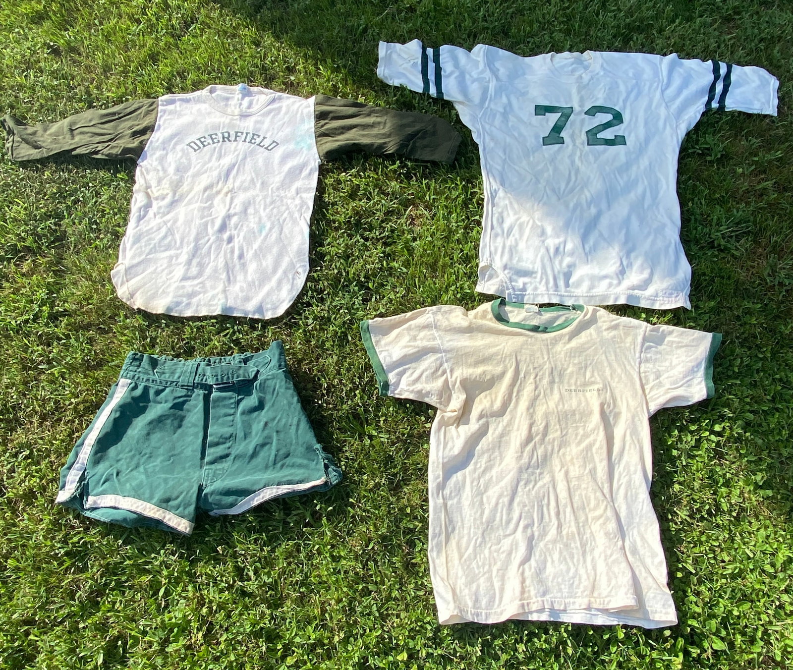 Vintage Deerfield Academy Sports Apparel - Shorts, Shirts, Etc.: Vintage Deerfield Academy Sports Apparel - Shorts, Shirts, Etc.
