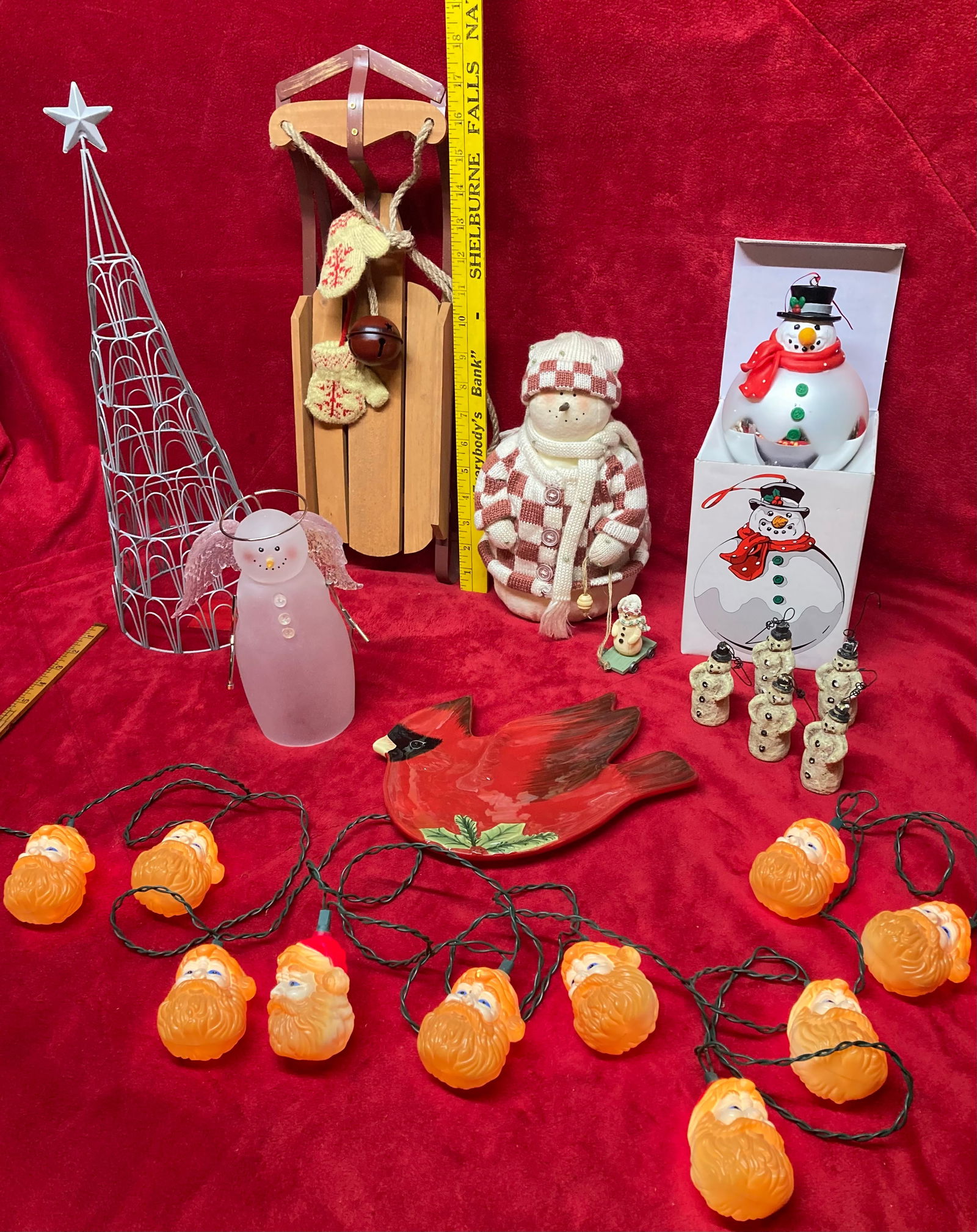 Vintage and Older Christmas Decorations - Santa Lights, Etc. (1 of 4)
