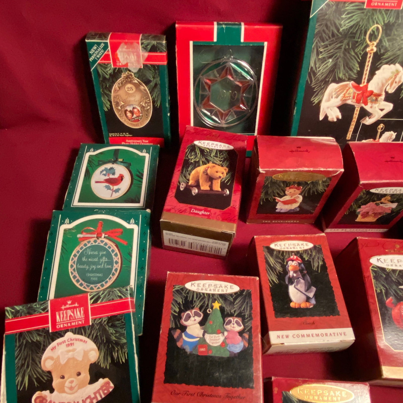 Assorted Hallmark Ornaments - Animals, Peanuts, Teddy Bears, Etc. (1 of 5)