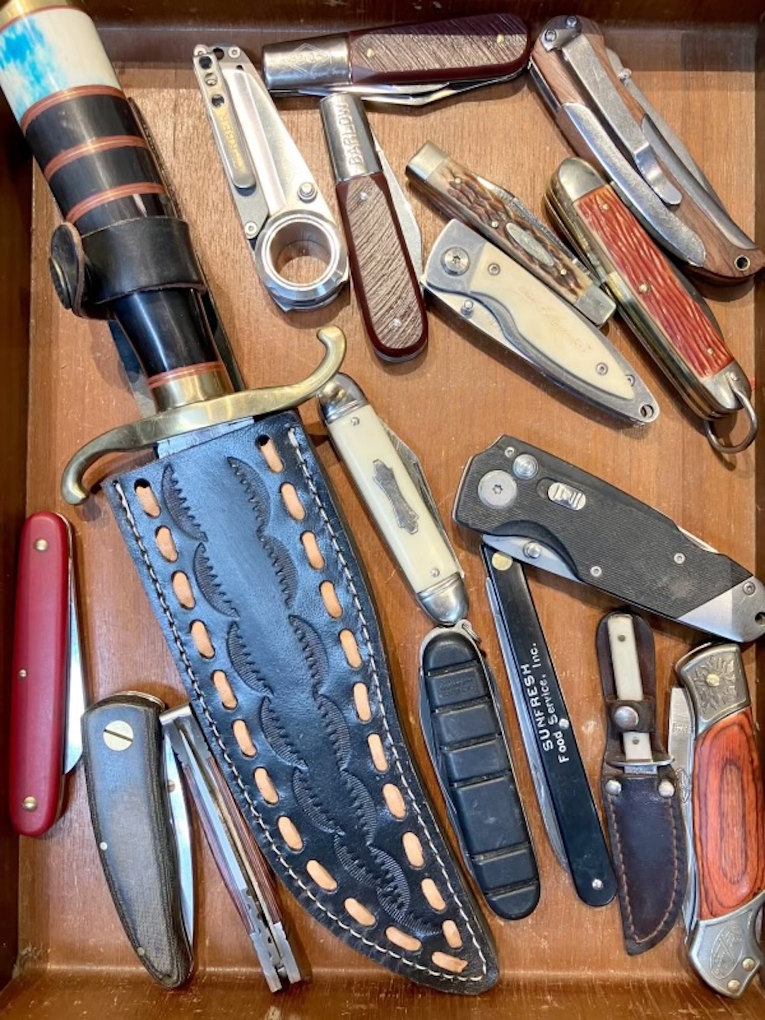 Knife Lot, Laguiole Des Cimes, Barlow, Haller, Richartz, Winchester, BSA, Etc (1 of 6)