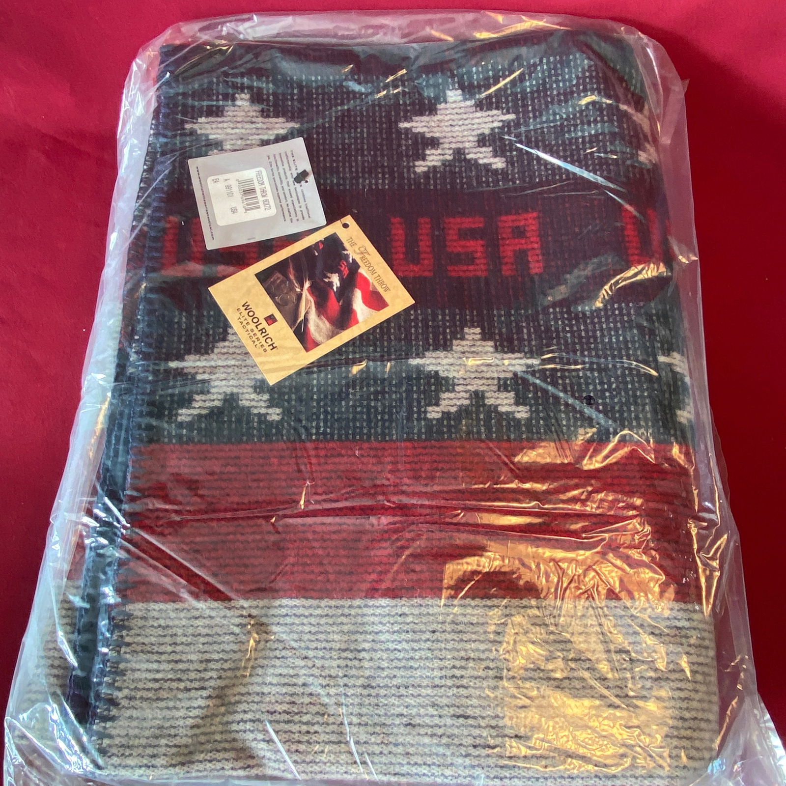 Woolrich Freedom Throw Blanket - New in Bag - Elite Series - Made in USA - 60"x72" (1 of 3)