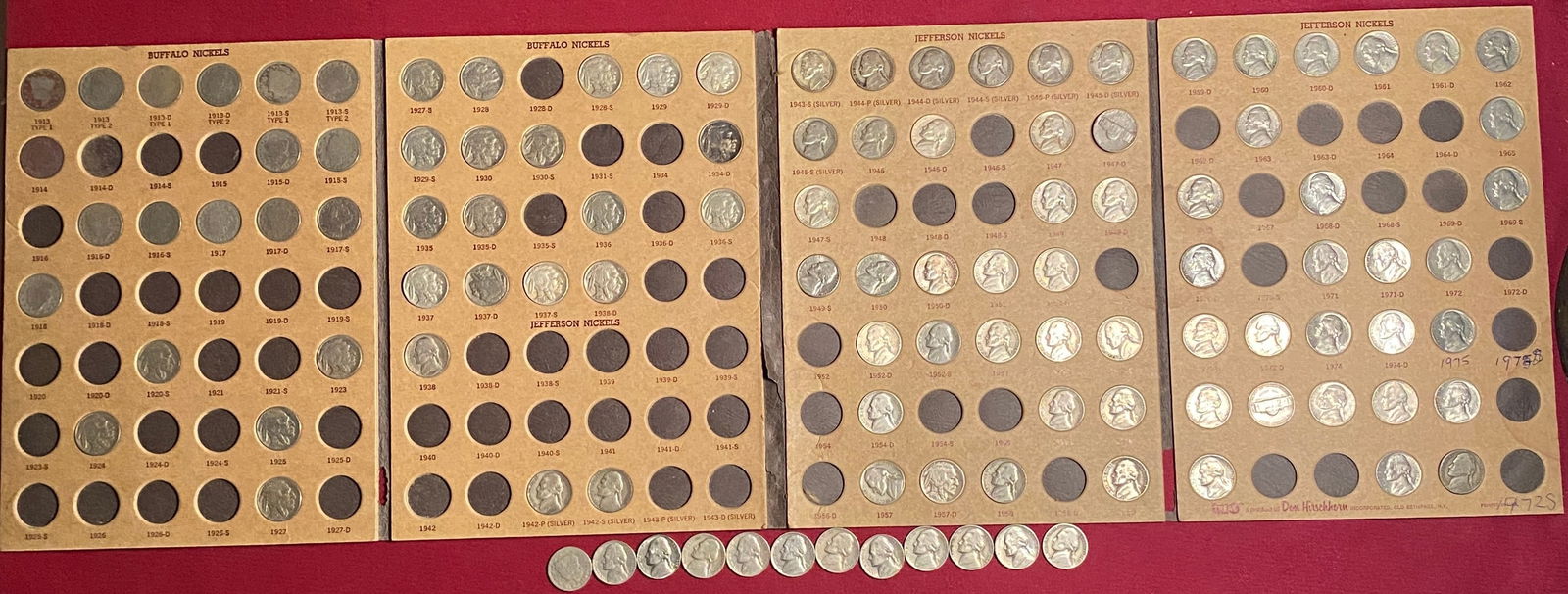 Over 100 Various U.S. Nickels - 'V', Buffalo, Jefferson (1 of 6)