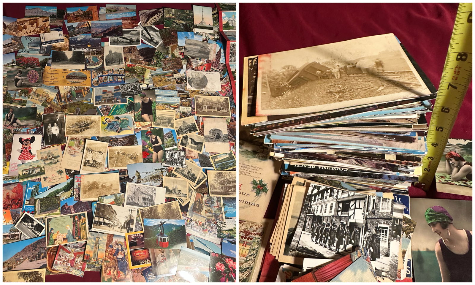 Over 500 Older and Vintage Postcards - Includes Some RPPC (1 of 6)