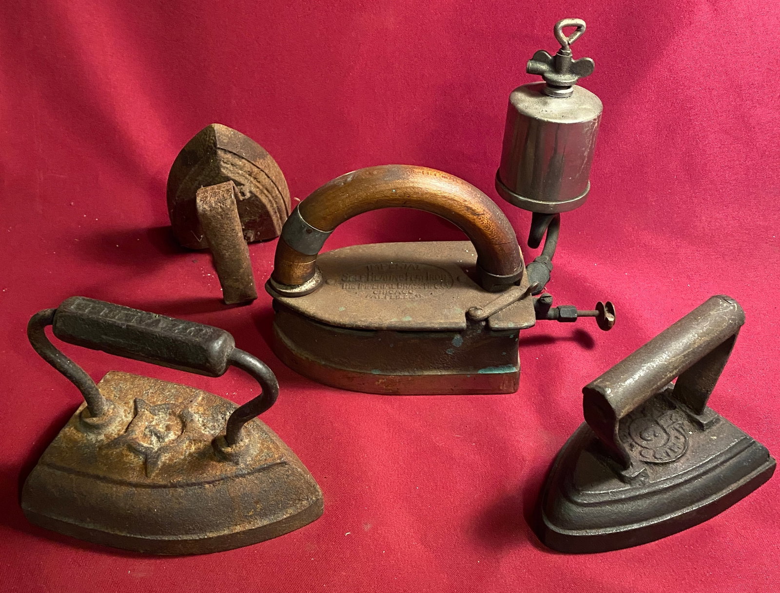 Four Various Style Sadirons: Four Various Style Sadirons