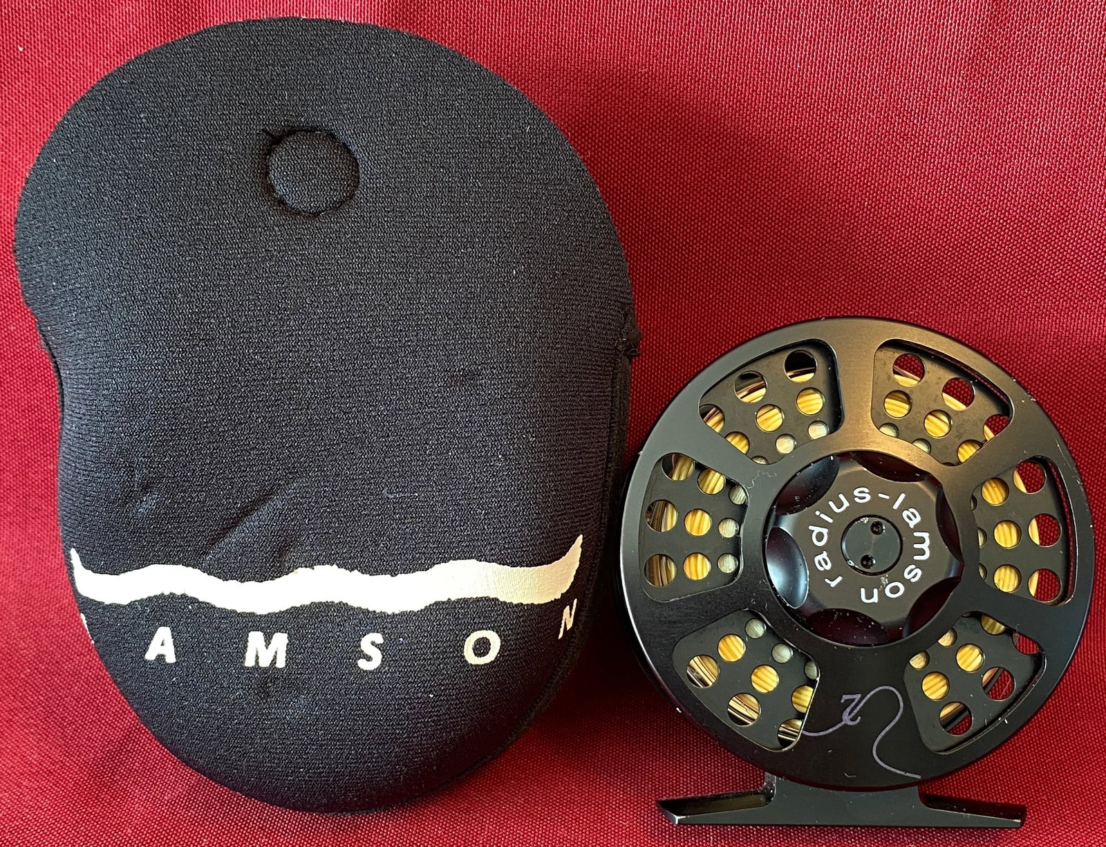 Lamson Radius Fishing Reel No. 2 in Pouch: Lamson Radius Fishing Reel No. 2 in Pouch