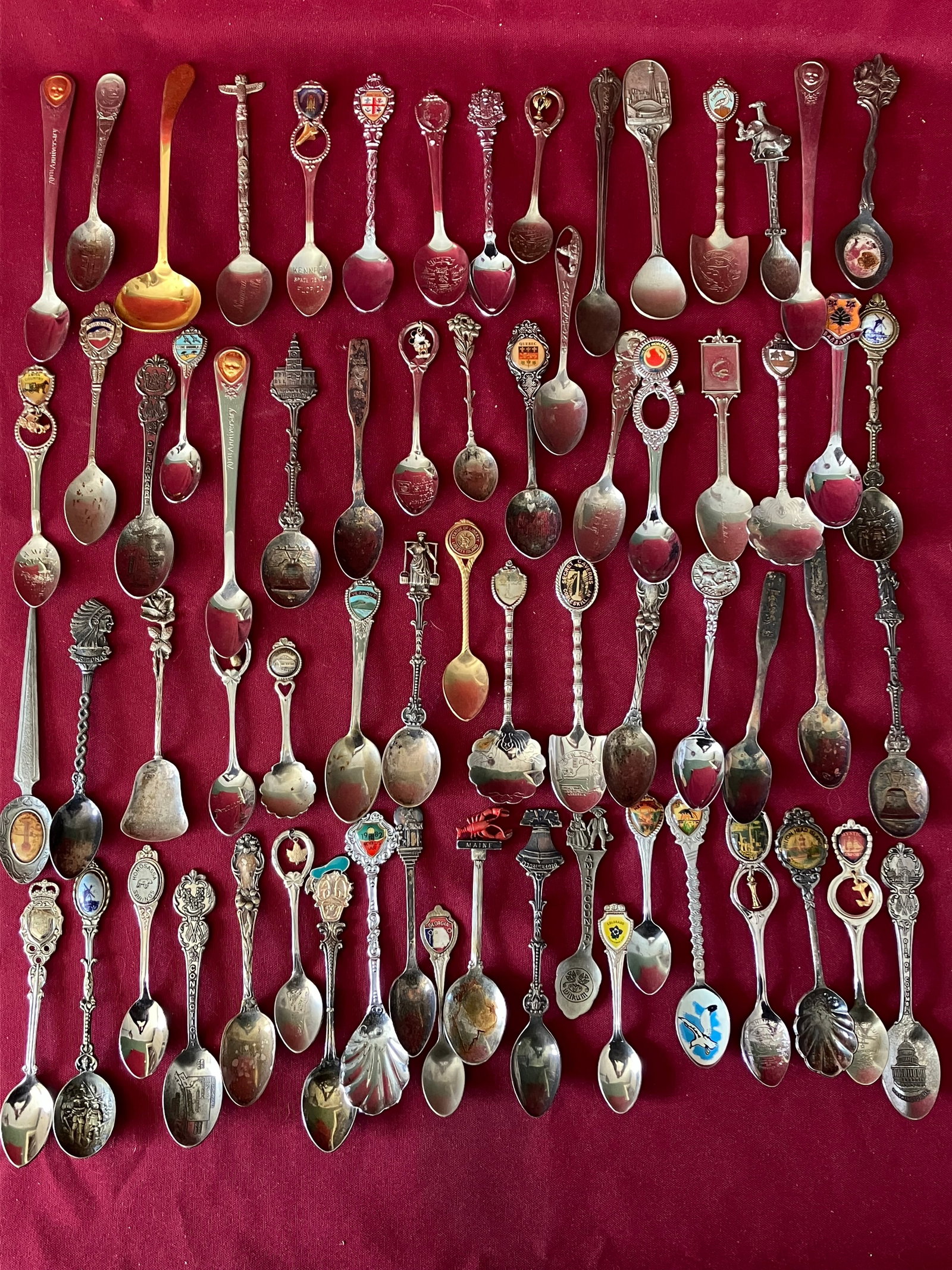 Assorted Souvenir Spoons - Various Conditions (1 of 5)