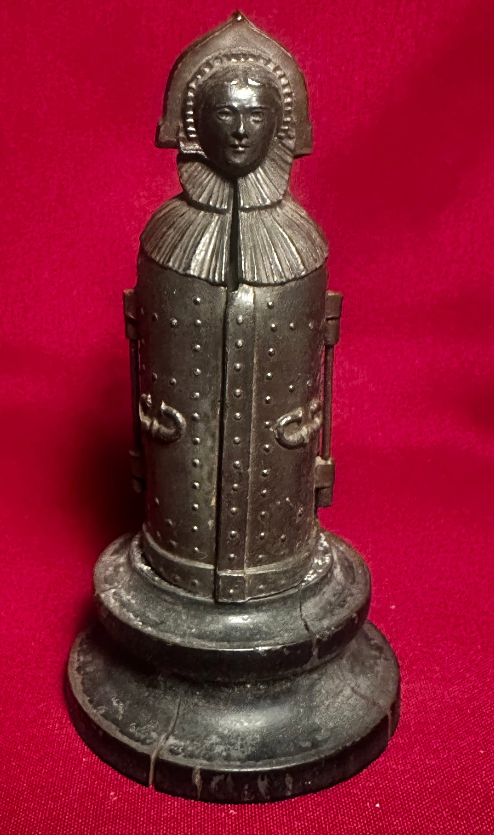 Miniature Pewter Iron Maiden Torture Figure of Nuremburg: Miniature Pewter Iron Maiden Torture Figure of Nuremburg