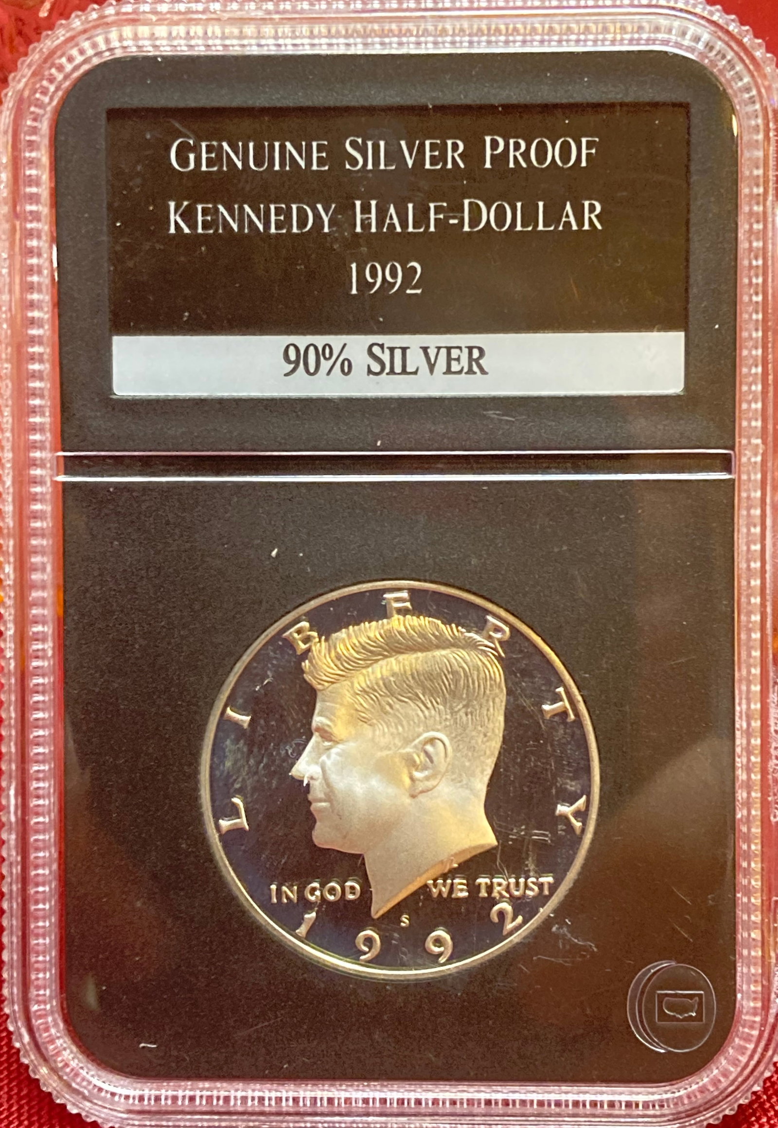 Genuine Silver Proof 1992 Kennedy Half Dollar - 90% Silver (1 of 2)