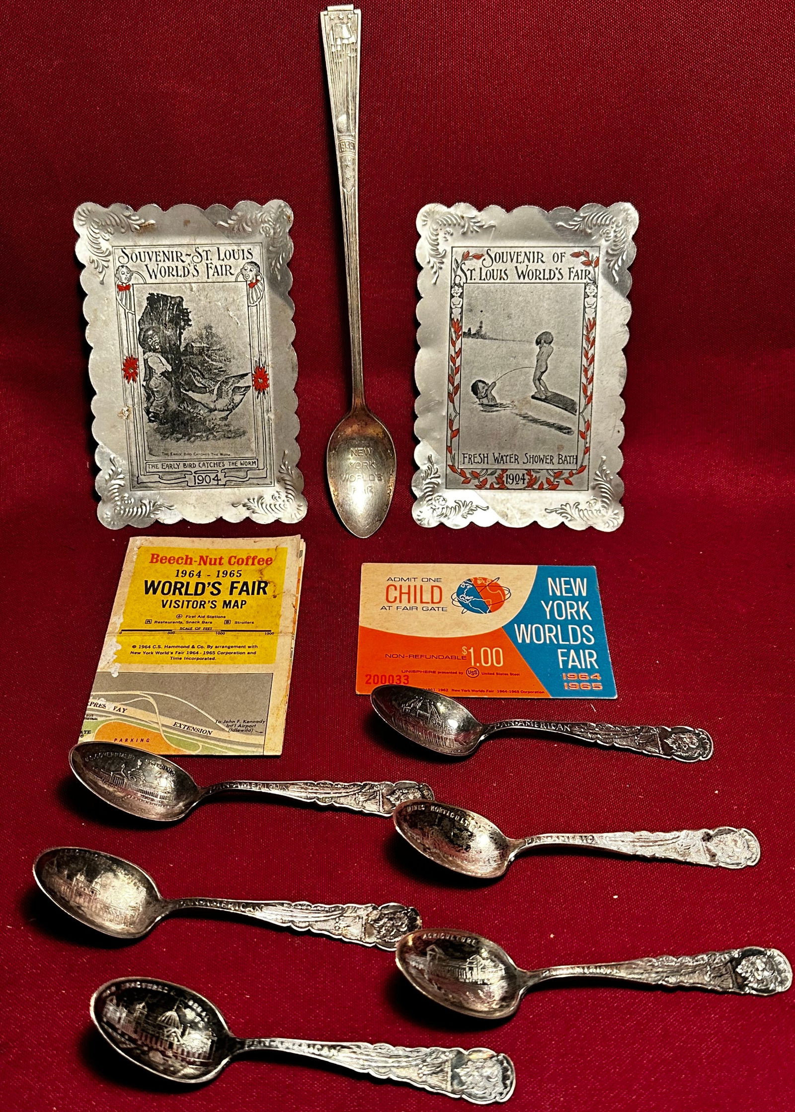 World's Fair Collectibles and Set of Six Panamericana Spoons (1 of 7)