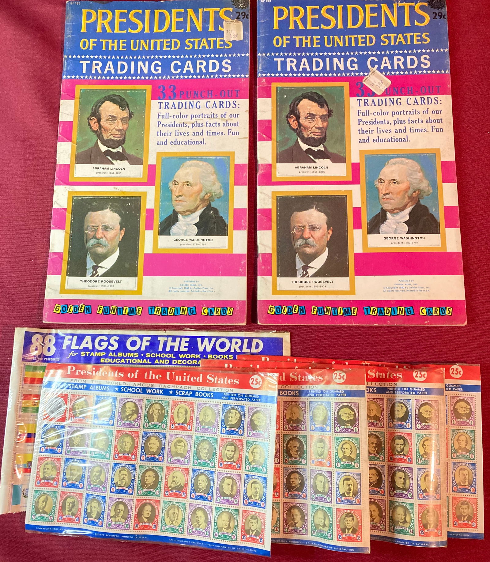 1960s President Trading Cards, President Stamps, Etc. - Complete Sets, Unopened, Etc. (1 of 5)