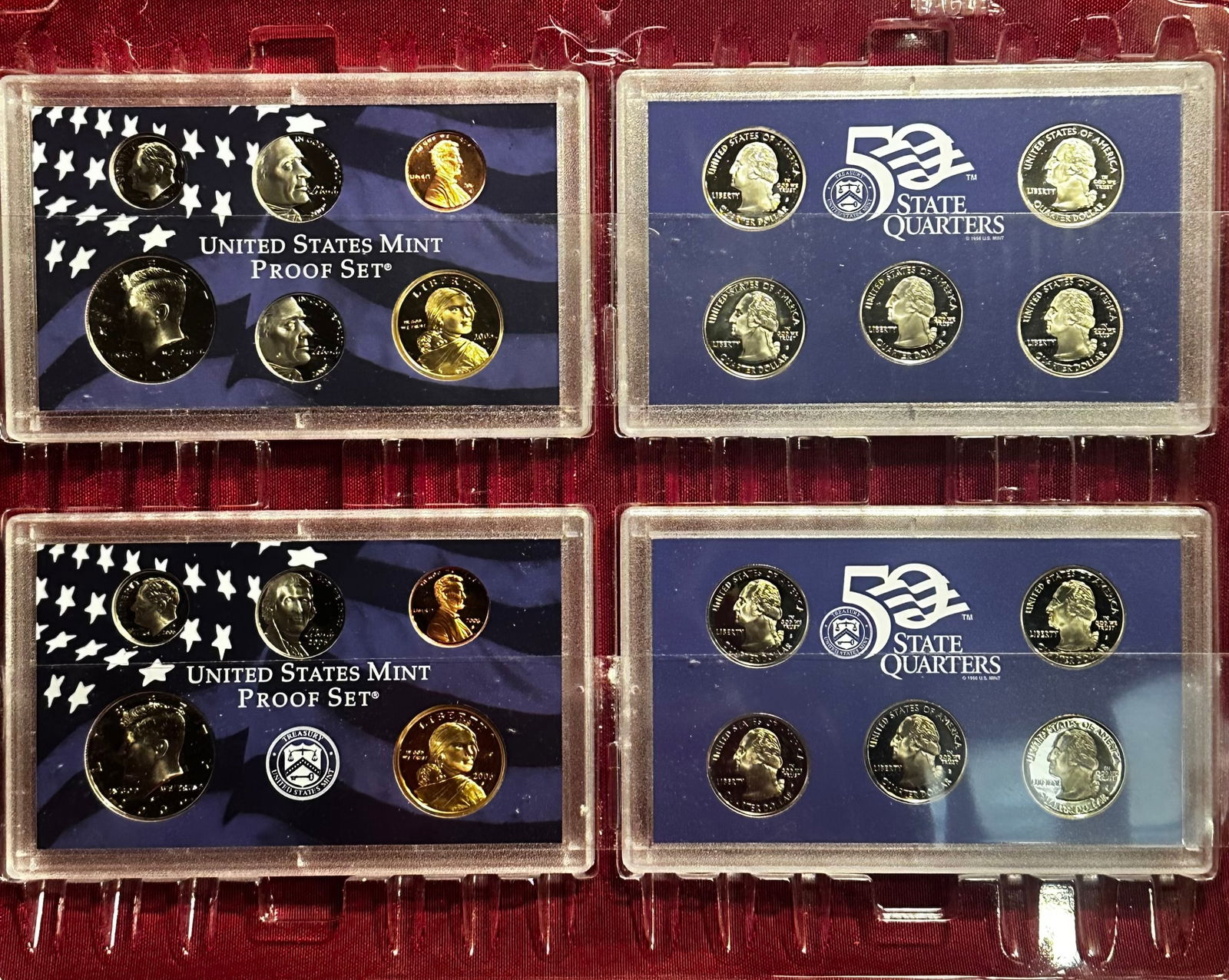 Two U.S. Mint Proof Sets - 2005 & 2006 - In Page Sleeves (No Boxes) (1 of 6)
